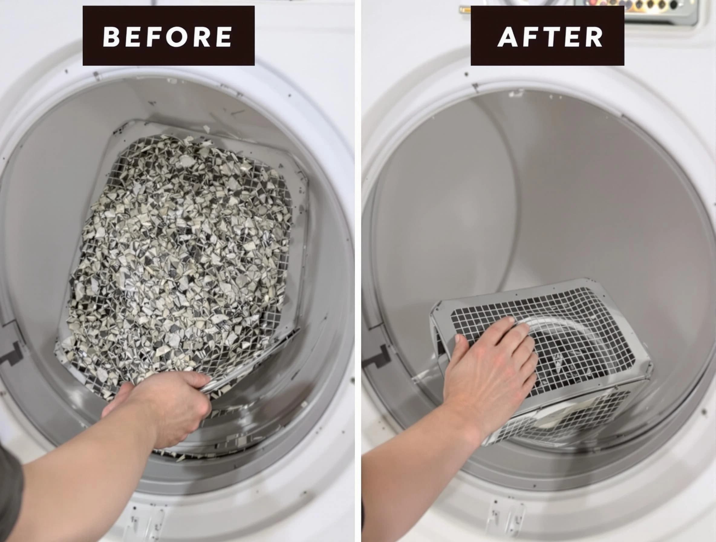 Professional lint trap cleaning by East Highland Park Dryer Vent Cleaning in East Highland Park