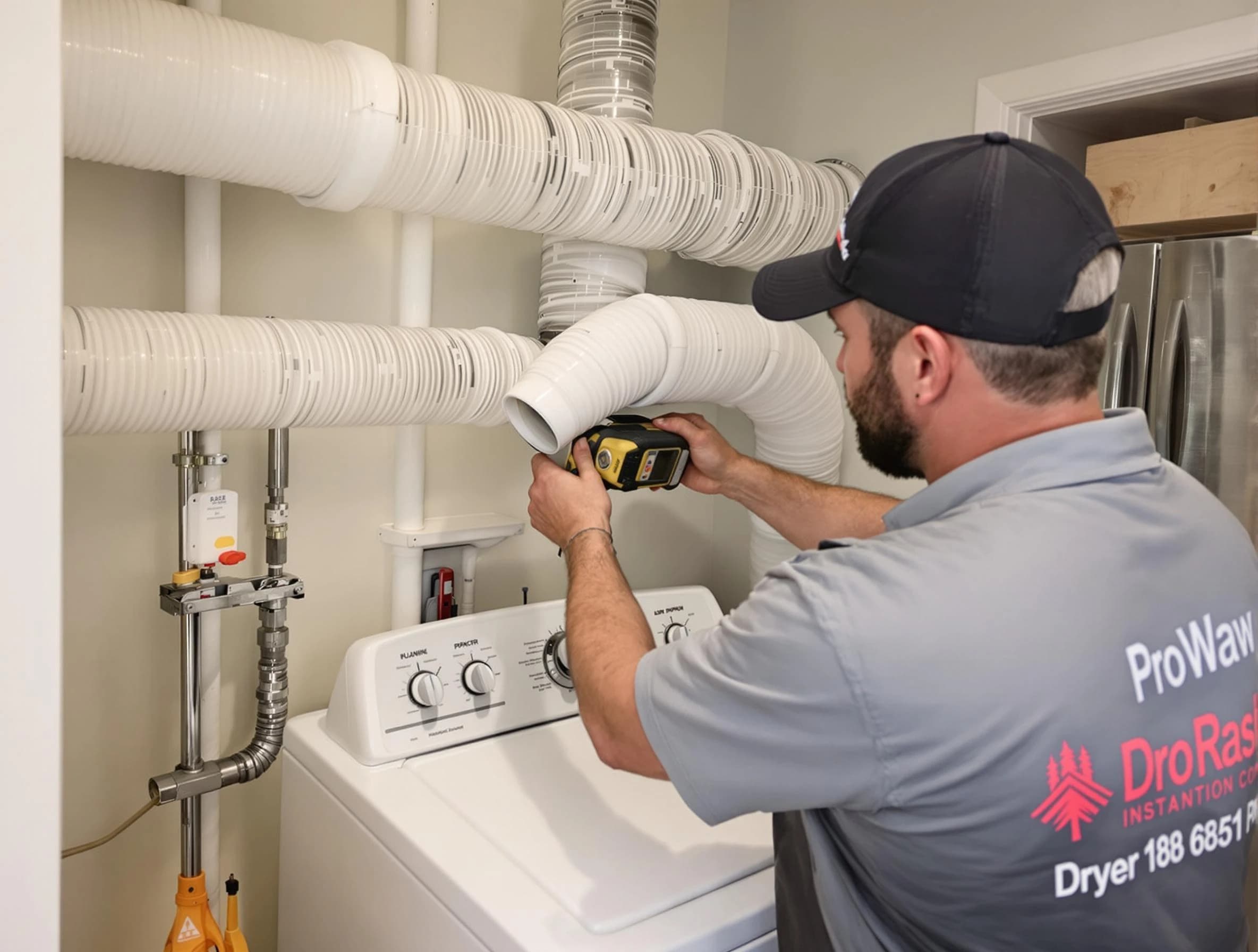 Professional dryer vent hose installation by East Highland Park Dryer Vent Cleaning in East Highland Park
