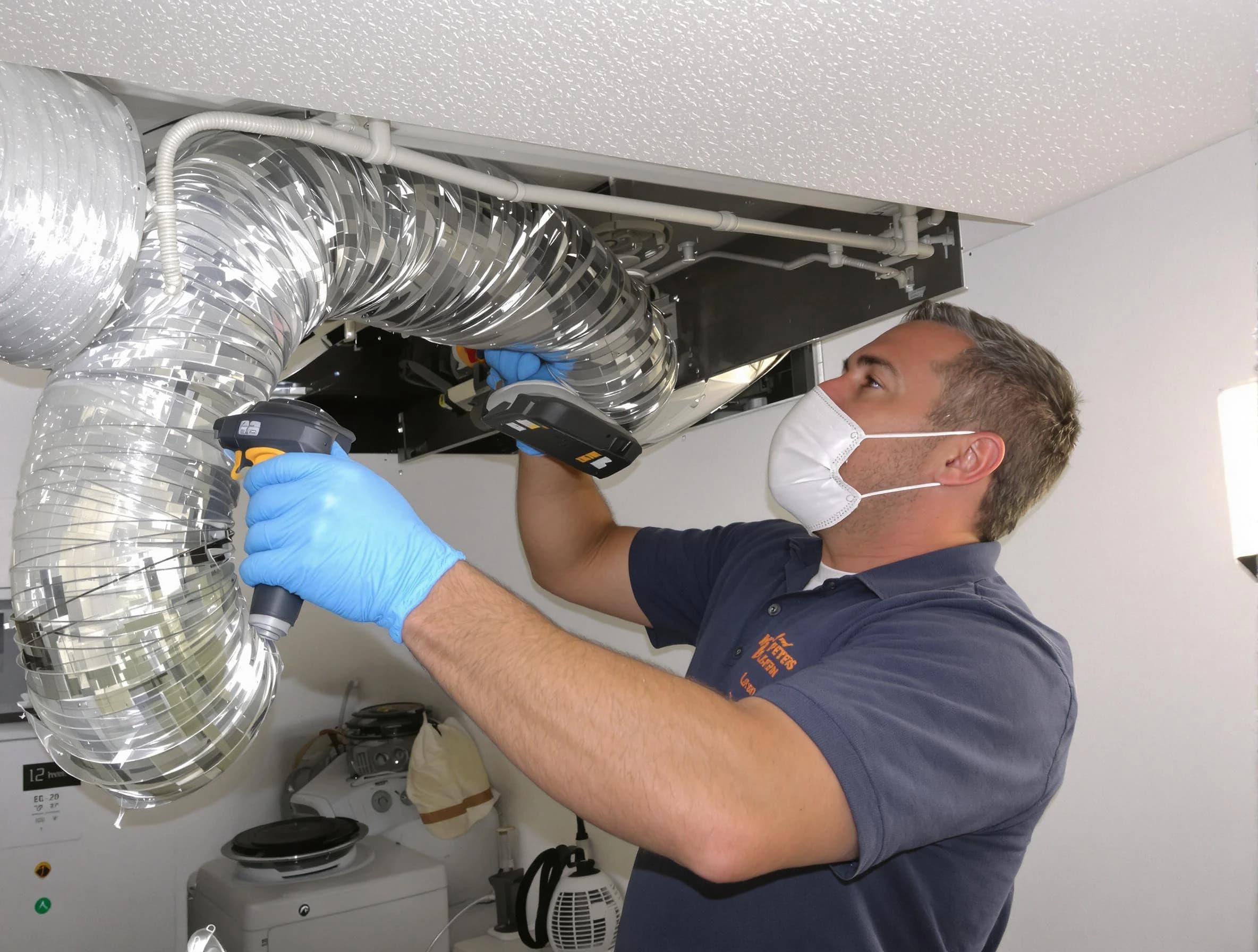 East Highland Park Dryer Vent Cleaning professional performing thorough residential dryer vent cleaning in East Highland Park
