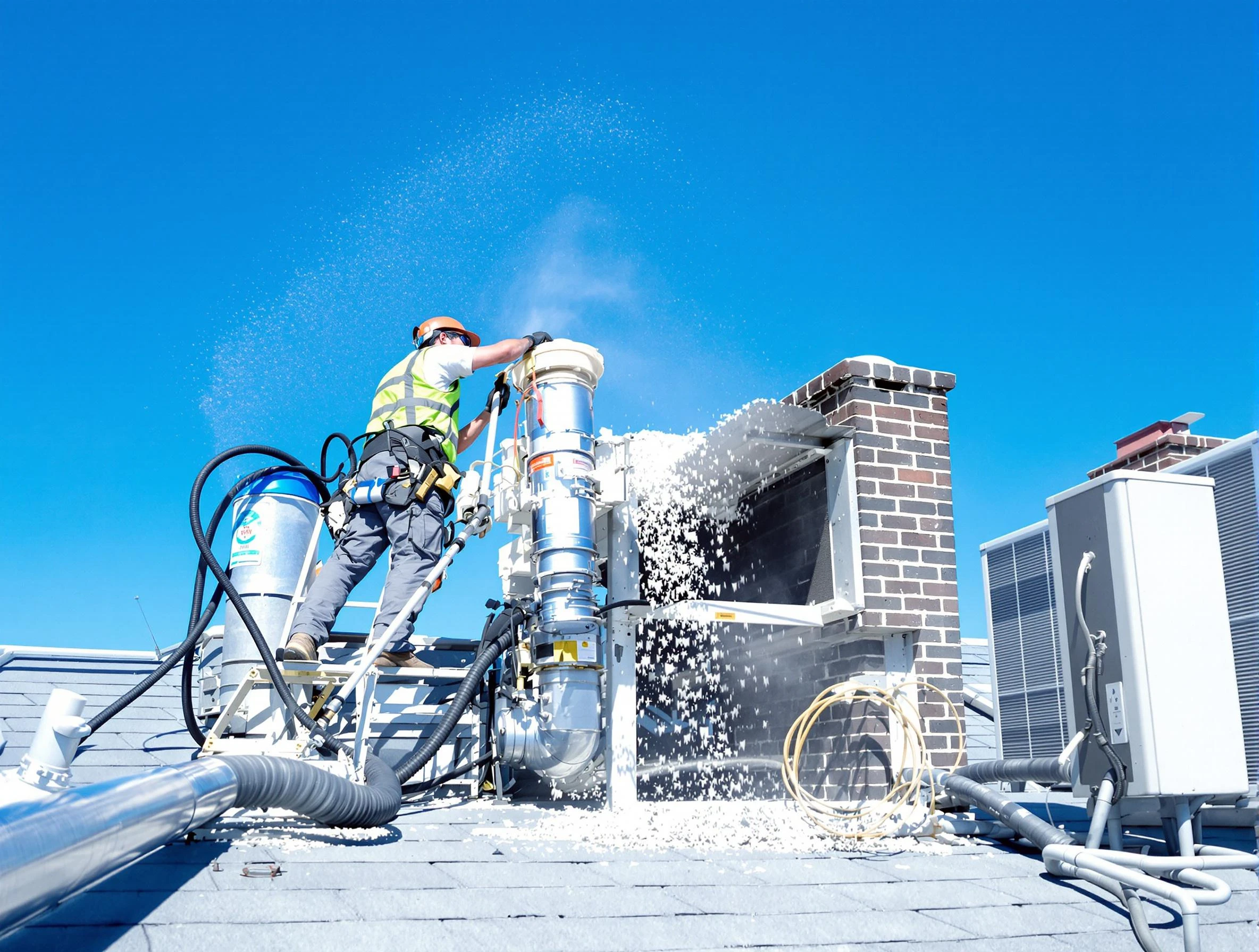 Expert roof dryer vent cleaning by East Highland Park Dryer Vent Cleaning in East Highland Park