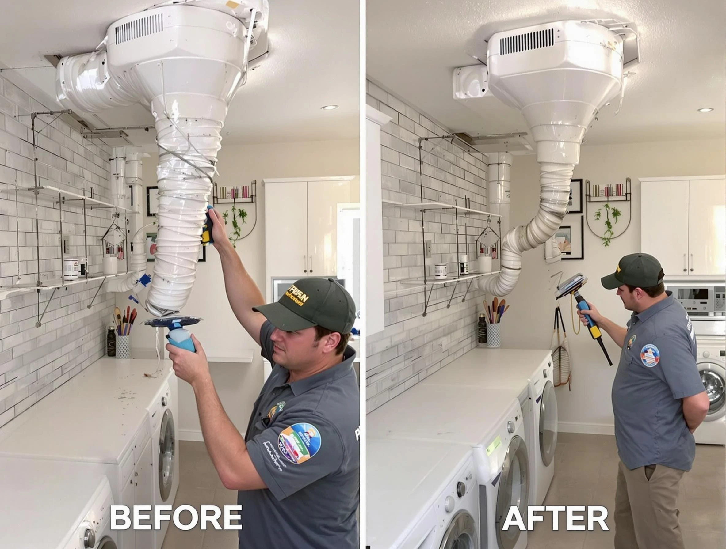 Professional dryer exhaust vent cleaning by East Highland Park Dryer Vent Cleaning in East Highland Park