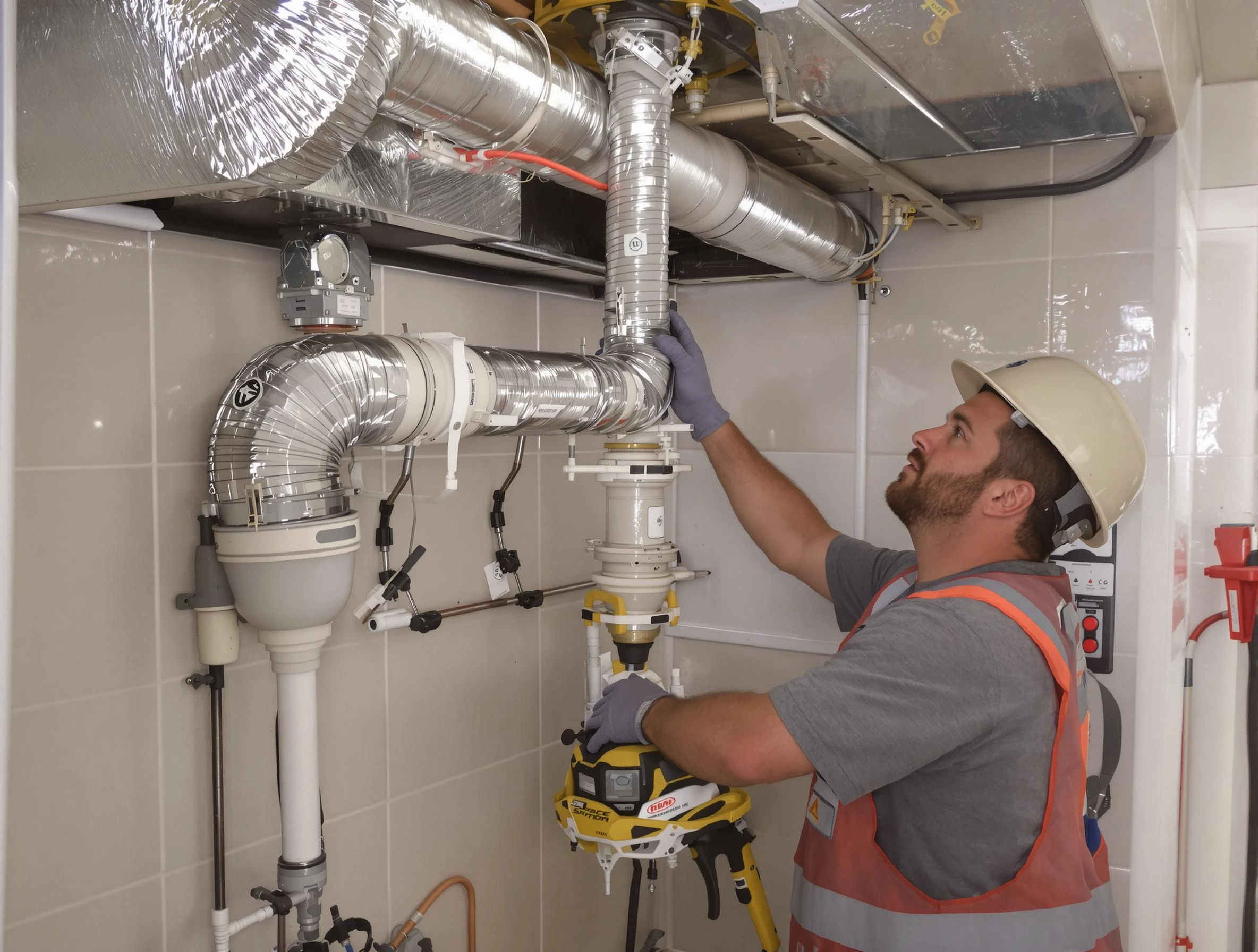 East Highland Park Dryer Vent Cleaning expert performing professional dryer vent repair and installation in East Highland Park